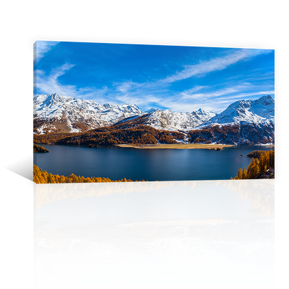 Lago Sils Otoño Dorado