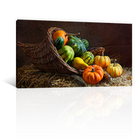 Canasto Con Calabazas