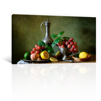 Uvas Moradas Y Limones