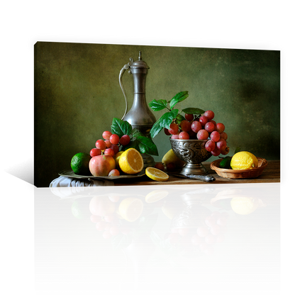 Uvas Moradas Y Limones