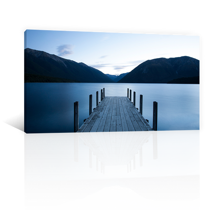 Montañas Muelle Rotoiti