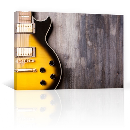 Guitarra Electrica En Madera
