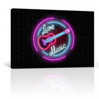 Letrero Neon De Guitarra