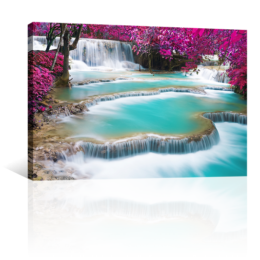 Cascada Agua Turquesa