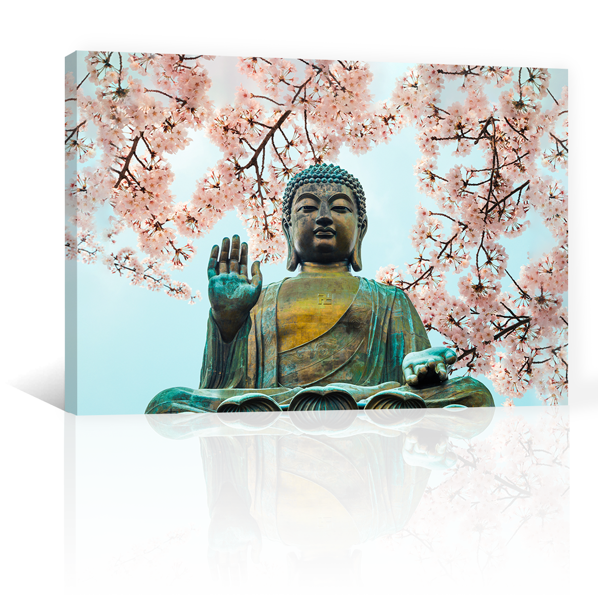 Estatua De Buda En Flores