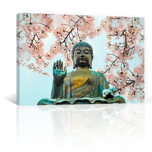 Estatua De Buda En Flores