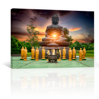Estatuas De Buda Atardecer