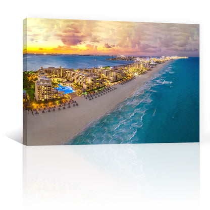 Atardecer En Cancun