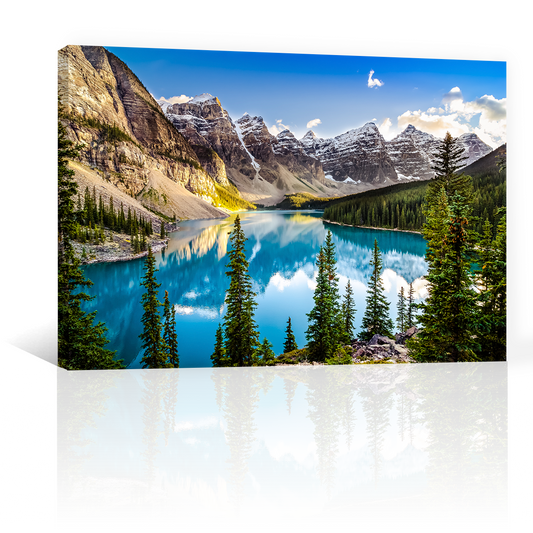 Lago Moraine Atardecer