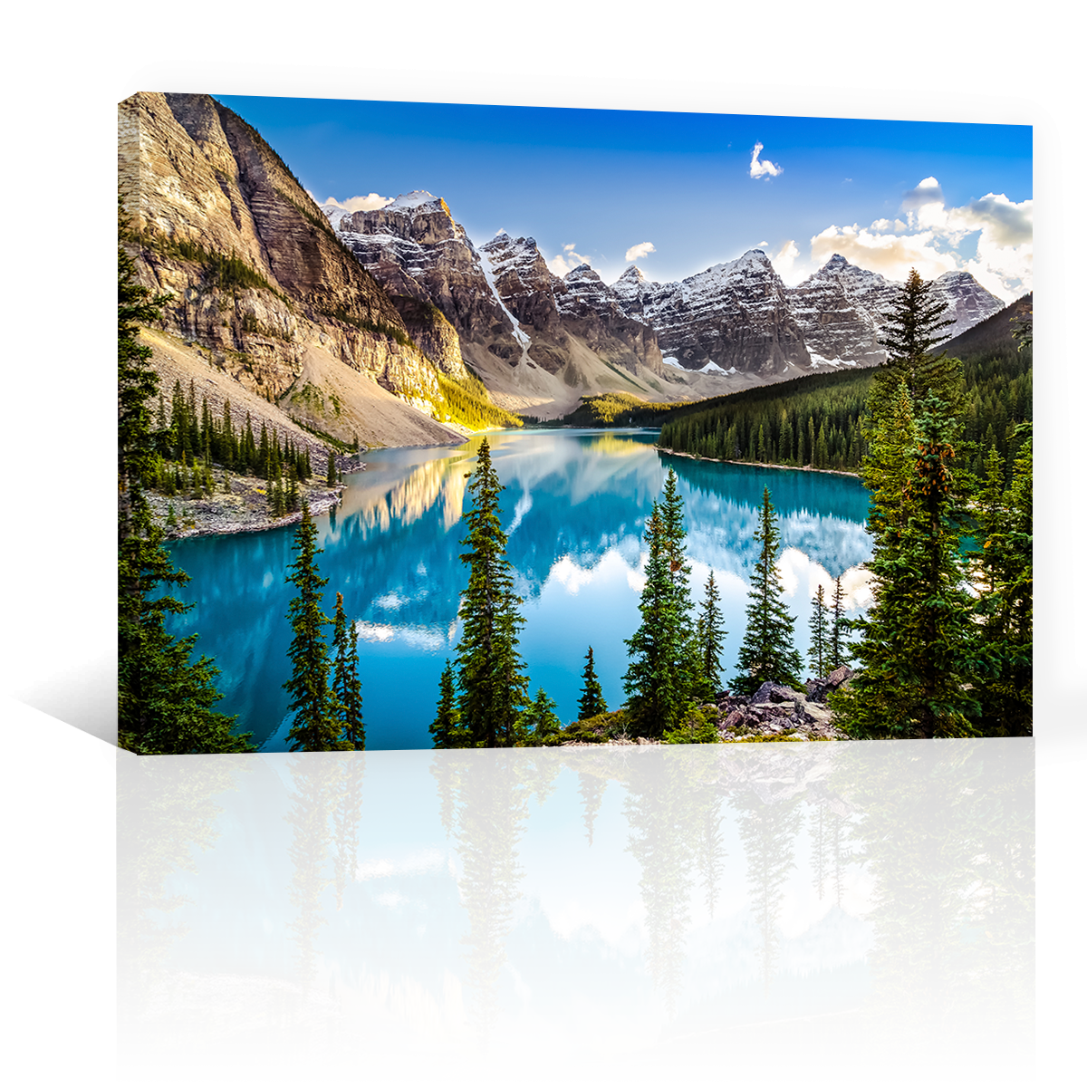 Lago Moraine Atardecer