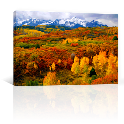 Montañas Colorado Oleo