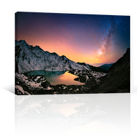 Montañas Bajo Via Lactea