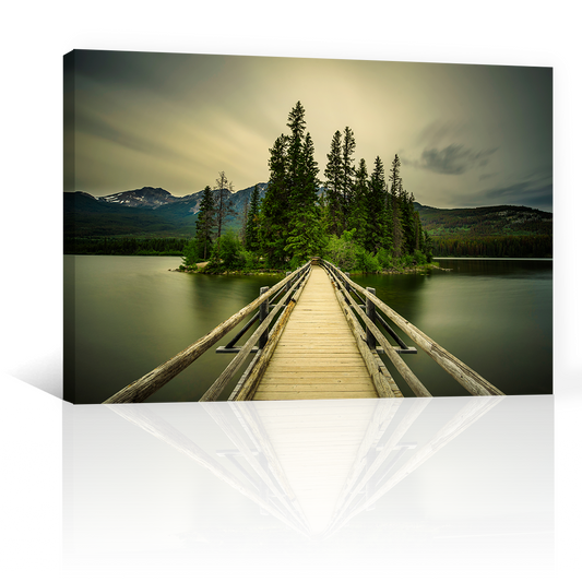 Lago Muelle En Verdes