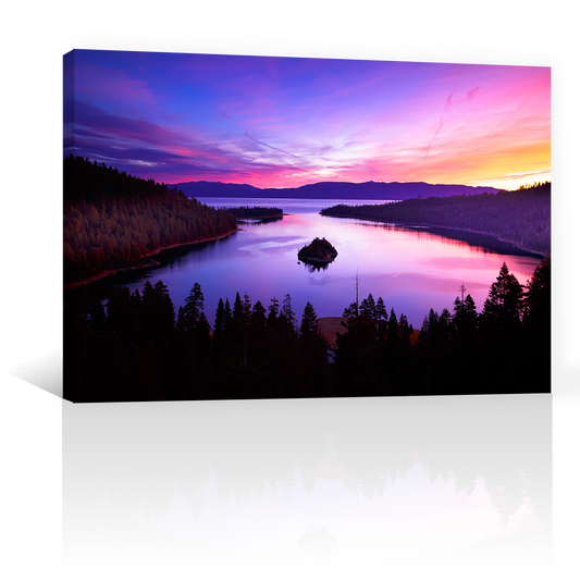 Lago Esmeralda Anochecer