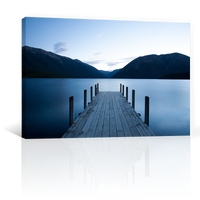Montañas Muelle Rotoiti