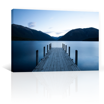 Montañas Muelle Rotoiti