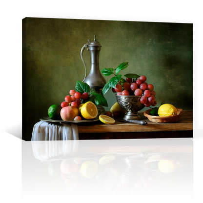Uvas Moradas Y Limones