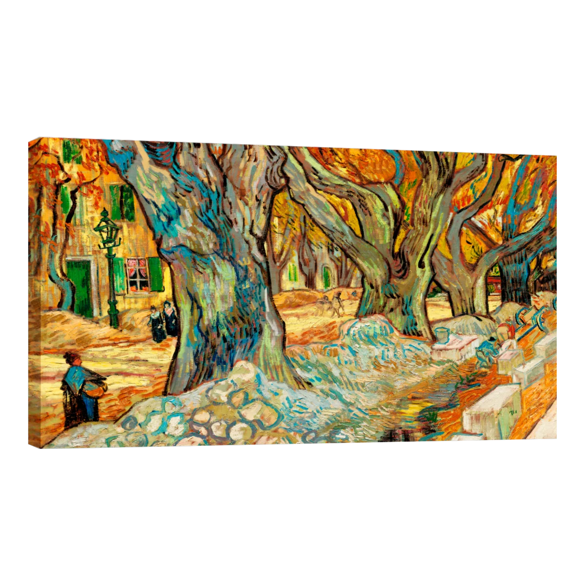 Grandes Arboles De Sombra Por Vincent Van Gogh