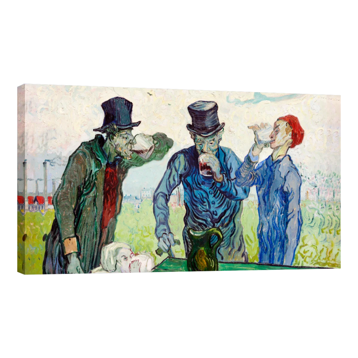 Los Bebedores Por Vincent Van Gogh