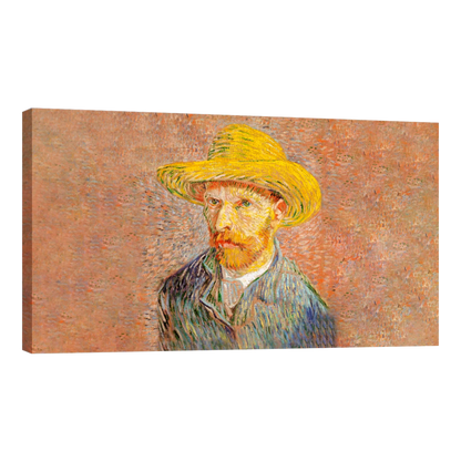 Retrato Con Sombrero De Paja Van Gogh