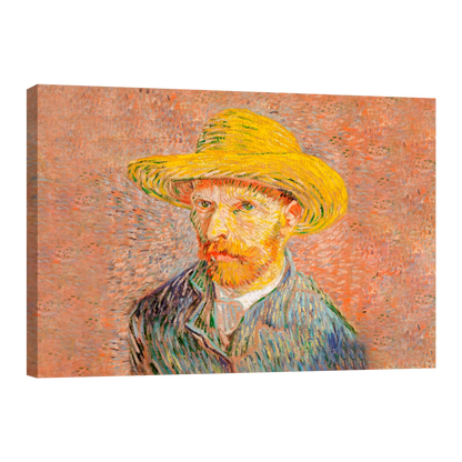 Retrato Con Sombrero De Paja Van Gogh