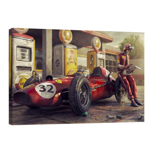 Ferrari F1 Estacion De Gas