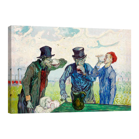 Los Bebedores Por Vincent Van Gogh