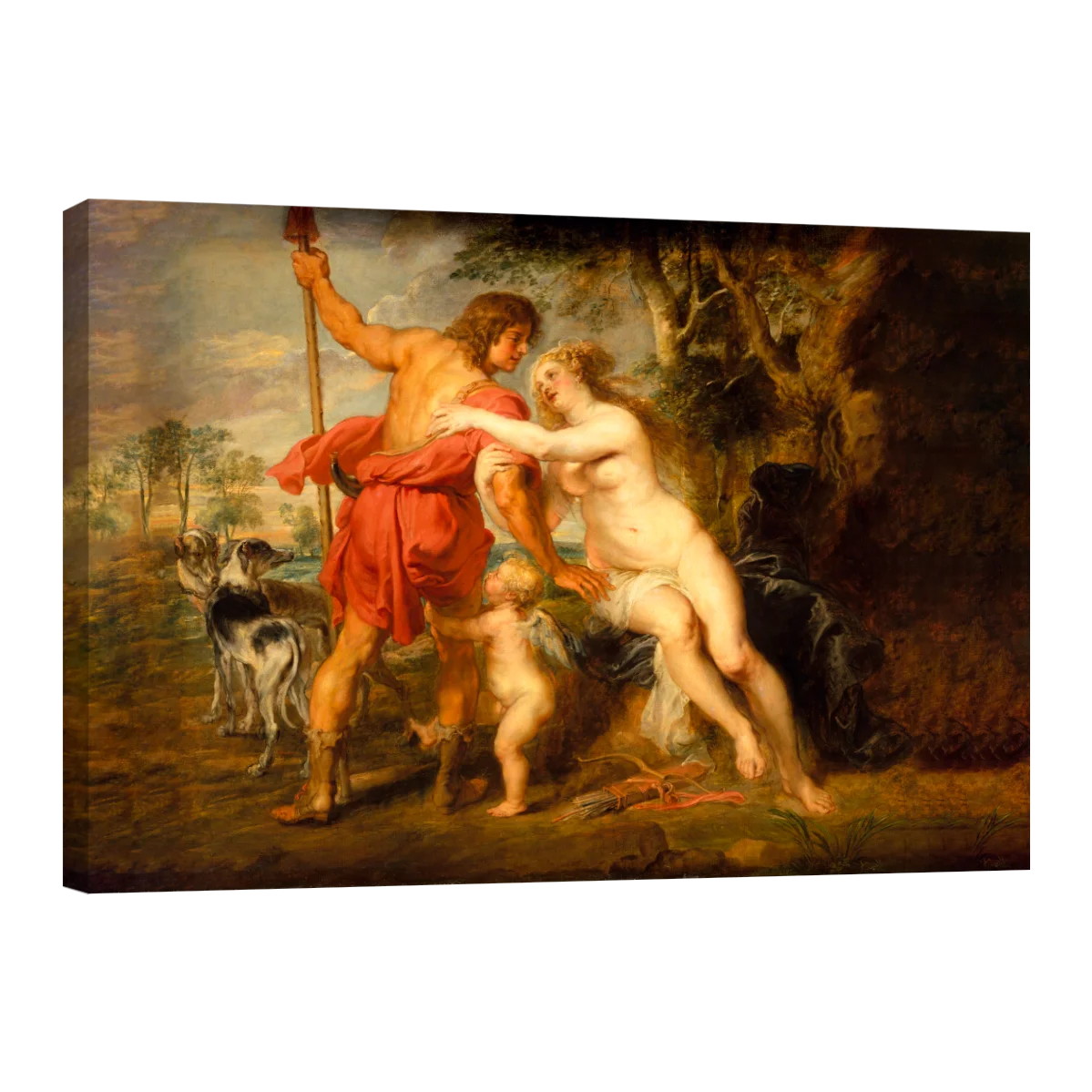 Venus Y Adonis Por Peter Paul Rubens