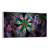 Flores Fractal Color Verde