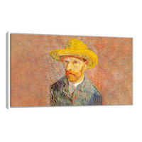 Retrato Con Sombrero De Paja Van Gogh