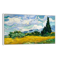 Campo De Trigo Con Cipreses Vincent Van Gogh