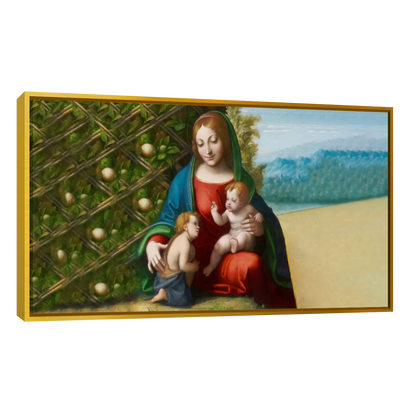 Virgen Y Niño Con EL Joven Juan Bautista