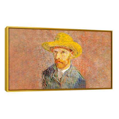 Retrato Con Sombrero De Paja Van Gogh