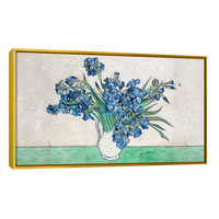 Lirios Azules En Un Jarron Vincent Van Gogh