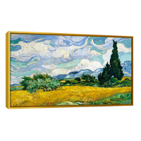 Campo De Trigo Con Cipreses Vincent Van Gogh