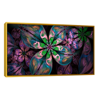 Flores Fractal Color Verde