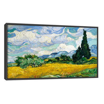 Campo De Trigo Con Cipreses Vincent Van Gogh