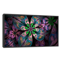 Flores Fractal Color Verde
