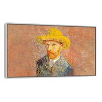 Retrato Con Sombrero De Paja Van Gogh