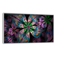 Flores Fractal Color Verde