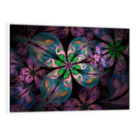 Flores Fractal Color Verde