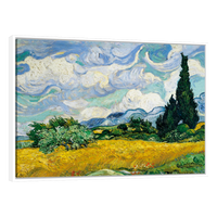 Campo De Trigo Con Cipreses Vincent Van Gogh