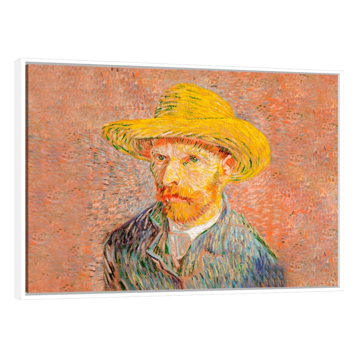 Retrato Con Sombrero De Paja Van Gogh