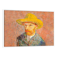 Retrato Con Sombrero De Paja Van Gogh