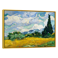 Campo De Trigo Con Cipreses Vincent Van Gogh