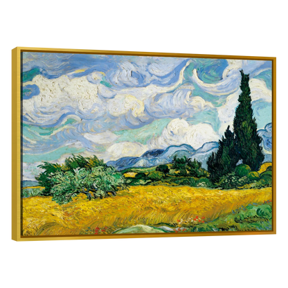 Campo De Trigo Con Cipreses Vincent Van Gogh