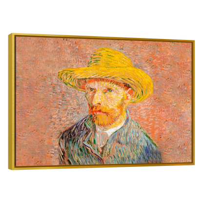 Retrato Con Sombrero De Paja Van Gogh