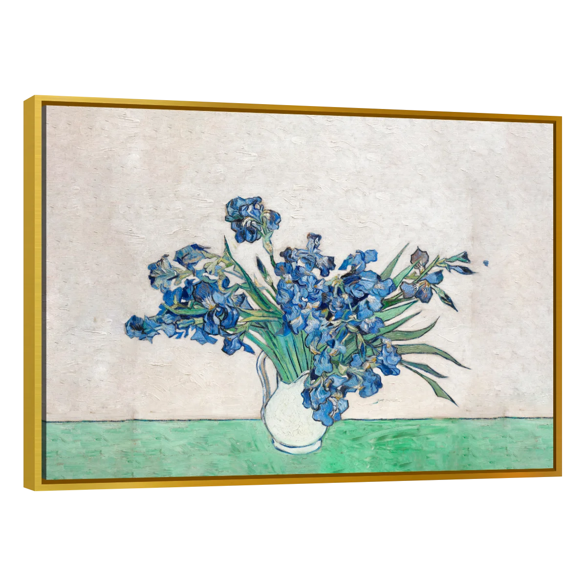 Lirios Azules En Un Jarron Vincent Van Gogh