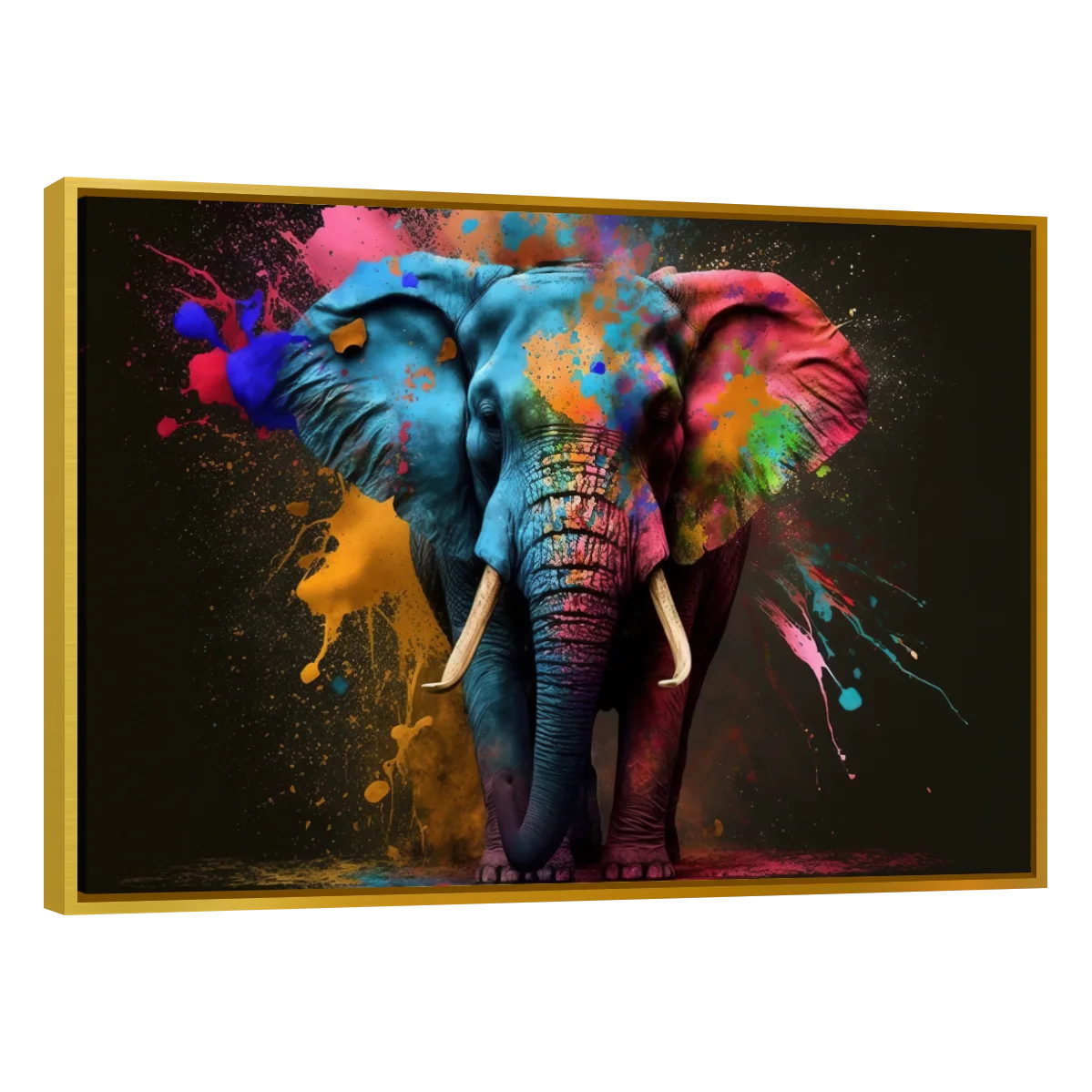 Elefante Feliz Colorido