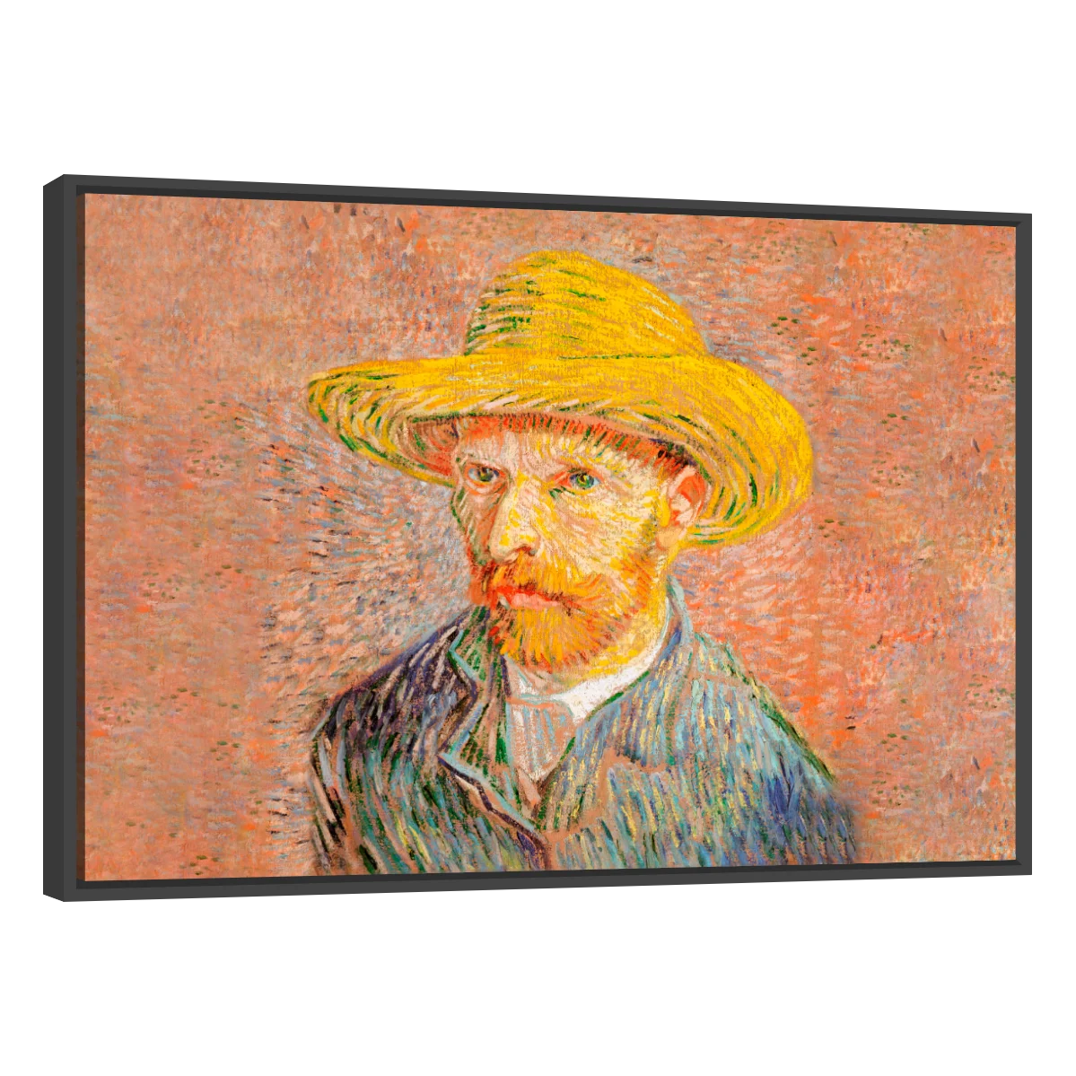 Retrato Con Sombrero De Paja Van Gogh